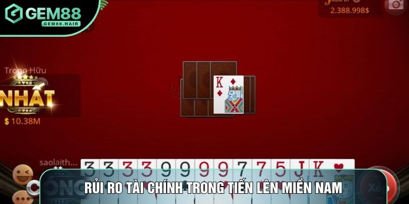 Rủi ro tài chính trong tiến lên miền Nam